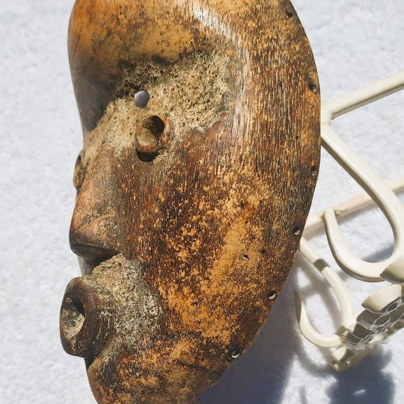 Lega Tribe African Mask - Vintage - Picture 4 of 4